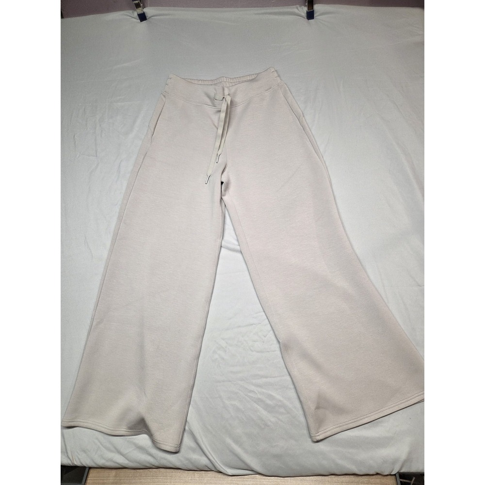 NWOT SPANX AirEssentials Wide Leg Pants French Grey Women's Size M Petite